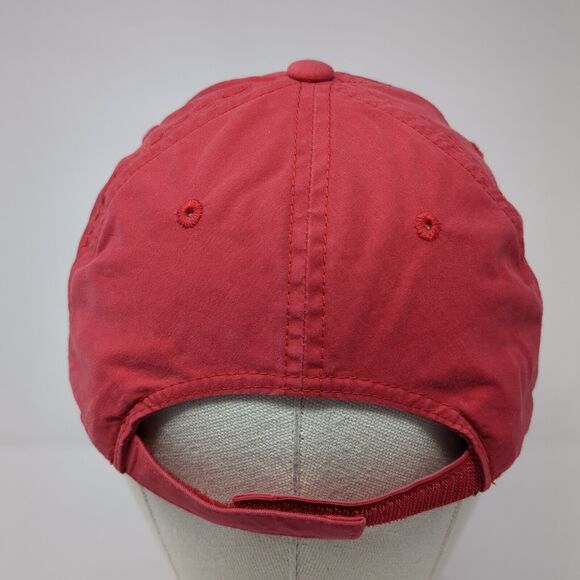 Cascade Enterprises Strapback Hat Red One Size 6 Panel Port Authority - Picture 6 of 9